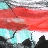 ohne titel, 2022, mischtechnik auf papier, 42x59,7 cm, copyright vg bildkunst + axel hptner